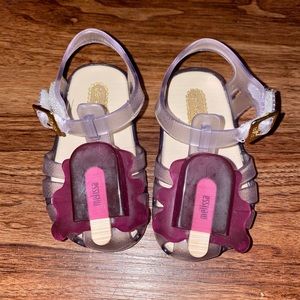Mini Melissa Popsicle sandals size 5